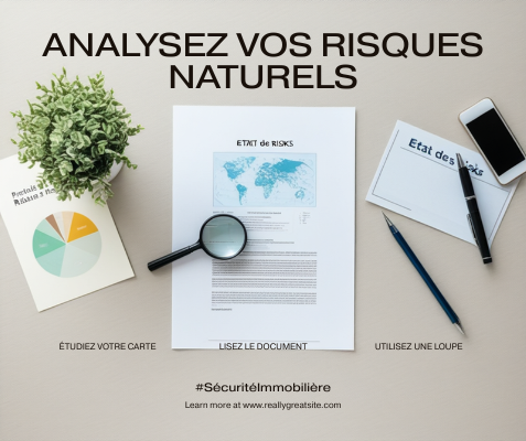 Document État des Risques et carte des zones à risques naturels