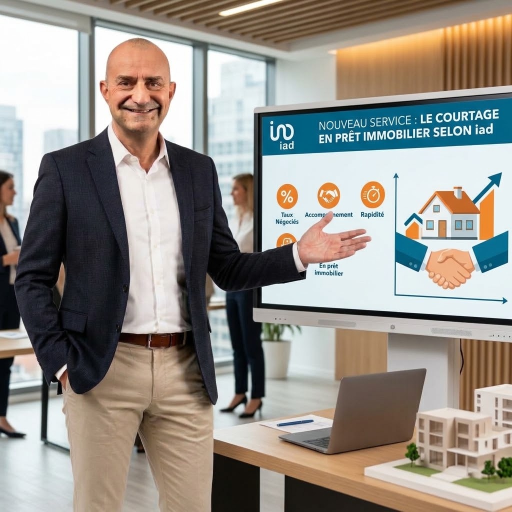 iad financement : le nouveau courtier en prêt immobilier d'iad France